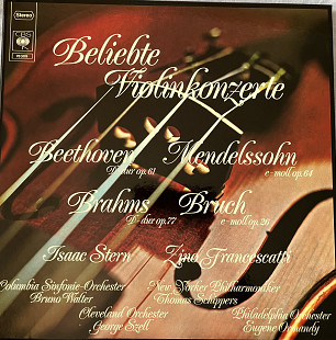 VA - Beliebte Violinkonzerte (Beethoven, Mendelssohn, Brahms, Bruch) (3 LP, Box Set)