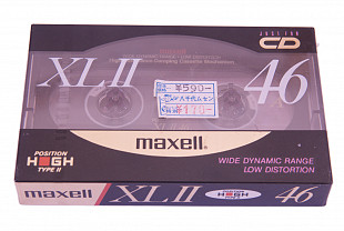 Аудиокассета Maxell XL II 46 Position High Type II