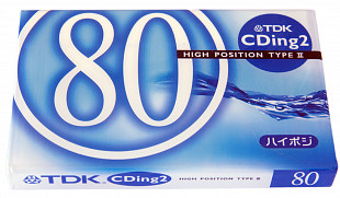 Аудиокассета TDK CDing2 80 high position type II