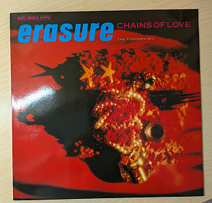 Erasure – Chains Of Love (The Foghorn Mix) 12", 45 RPM, Maxi-Single 1988 (Germany)