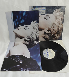 Madonna True Blue LP USA оригинальная пластинка 1986 EX+ плакат in shrink 1st press