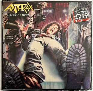 Anthrax – Spreading the disease, M/NM, orig, 1989 акция - 15%