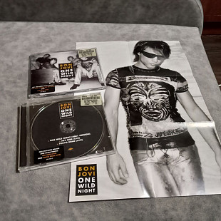 Bon jovi - one wild night. новый двойной английский cd c постером