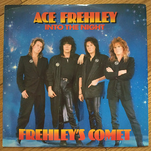 Ace Frehley Frehley's Comet Into the Night UK first promo press vinyl