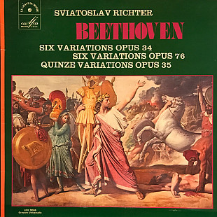BEETHOVEN - Sviatoslav Richter – 6 Variations Op.34, 15 Variations And Fugue etc ‘1973 France - NM
