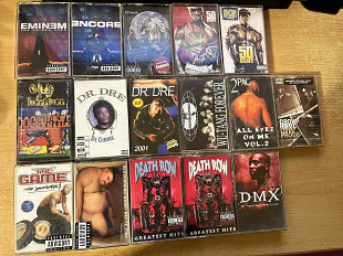Аудіокасети Rap / Hip-Hop (Eminem, 50 Cent, Dr. Dre, 2Pac, Wu-Tang)