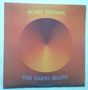 Robin Trower 75 "For Earth Below" USA Vinyl Nm