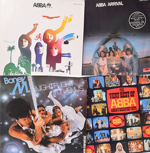 L- 24 - ABBA - Boney M - Vinyl LP 12" винил 5 шт