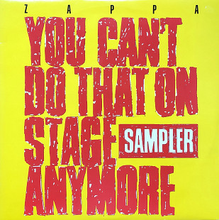 Frank Zappa. You Can't do That on Stage Anymore. Sampler.