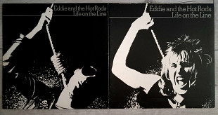 EDDIE AND THE HOT RODS ( PUNK ROCK, BLUES ) LIFE ON THE LINE ( ISLAND ILPS 9509 A/B ) G/F 1977 ENGL