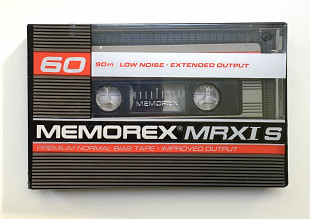 Аудіокасета Memorex MRXI S 60 1987