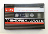 Аудіокасета Memorex MRXI S 60 1987