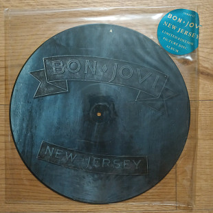 Bon Jovi New Jersey UK first press picture lp vinyl