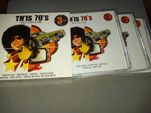 VARIOUS "This 70's Disco Glam And Soul" фирменный 3хCD Made In The EU.