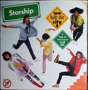 Starship – We Built This City (12", 45 RPM)(1985)(made in Europe)