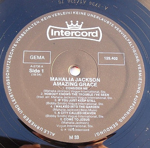 Mahalia Jackson – Amazing Grace