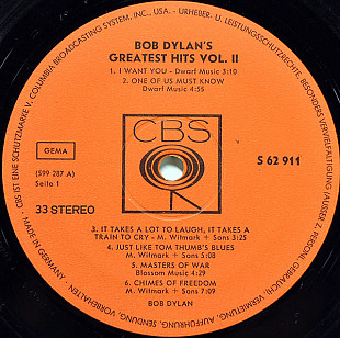 Bob Dylan – Bob Dylan's Greatest Hits 2