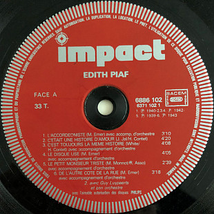 Edith Piaf – Edith Piaf