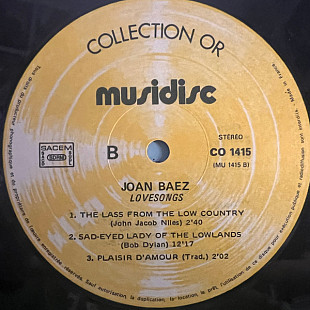 Joan Baez – Love Songs