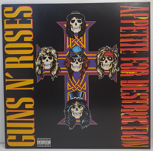 Guns N' Roses – Appetite For Destruction LP 12" (неродной конверт) (Прайс 39622)