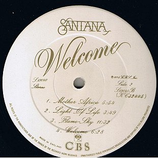 Santana – Welcome