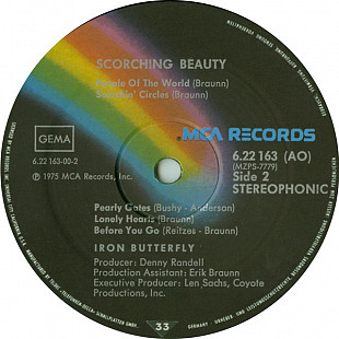 Iron Butterfly – Scorching Beauty
