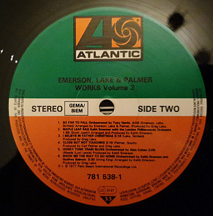 Emerson Lake & Palmer* – Works (Volume 2)