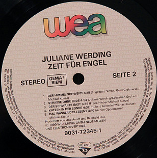 Juliane Werding – Zeit Für Engel