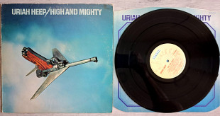 URIAH HEEP. HIGH AND MIGHTY ( BRONZE. ILPS 9384 A1/B1 ) 1976 UK