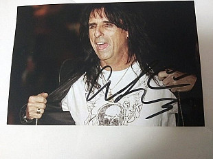 Фото Alice Cooper автограф