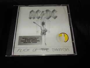 AC/DC "Flick Of The Switch" фирменный CD Made In Germany.