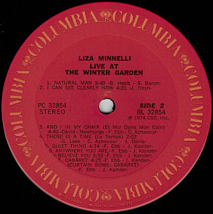Liza Minnelli – Live At The Winter Garden