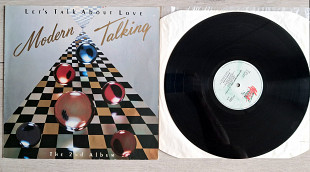 MODERN TALKING LET'S TALK ABOUT LOVE - THE 2ND ALBUM ( MEGA MRLP 3022 A/B ) nb 1985 EEC