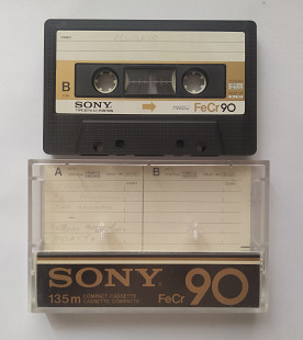 Sony type III FeCr-90, Japan