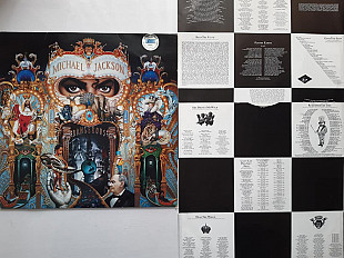 MICHAEL JACKSON DANGEROUS 2 LP ( SONY / EPIC EPC 465802 1 A1/B1/C1/D1 ) STICKER / ORIGINAL 1991 H