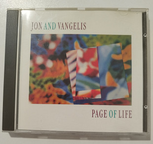 CD JON AND VANGELIS 1991 Page Of Life (Austria)