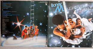 BONEY M NIGHTFLIGHT TO VENUS ( HANSA 26026 OT ) G/F with Postcard 1978 GER