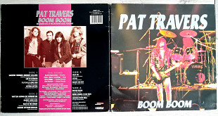 PAT TRAVERS BOOM BOOM 2 LP ( CASTLE ESDLP 140 ) G/F 1991 FRANCЕ