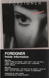 FOREIGNER «Inside Information» Dolby HX Pro ℗1988