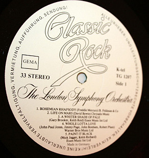 London Symphony Orchestra And The Royal Choral Society – Classic Rock