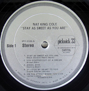 Nat King Cole – Stay As Sweet As You Are
