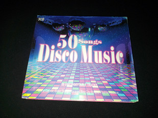Disco Music "50 Songs" фирменный 3хCD Made In The EU.