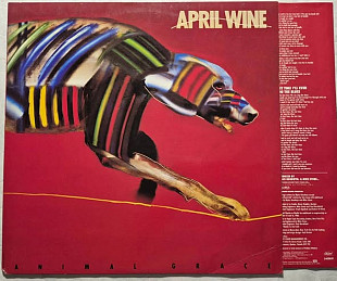 April Wine 84 "Animal Grace" Germany, OIS, Sleeve Ex/Vinyl Nm
