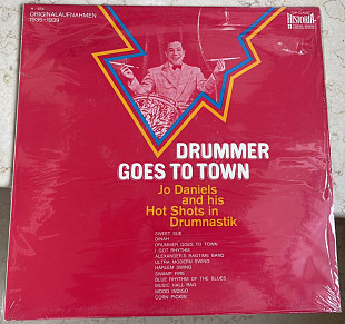 Joe Daniels And His Hot Shots - Drummer Goes To Town ( Germany ) LP JAZZ - SEALED