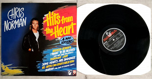 CHRIS NORMAN ( SMOKIE ) HITS FROM THE HEART ( HANSA 208 948 A1/B1 ) 1988 GERMANY .