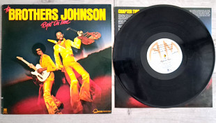 THE BROTHERS JOHNSON ( GUNK ) RIGHT ON TIME ( A&M / QUINCY JONES PRODUCTION SP-4644 ) SC with Bookl