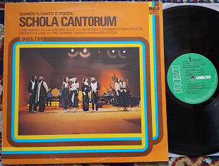 Schola Cantorum – Quando Il Canto È Poesia 1978 (Italy) NM
