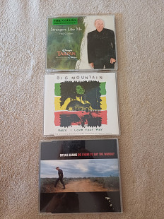 Фірмові CD-сингли (Slim Jewel / J-Card Case): Bryan Adams, Phil Collins, Big Mountain