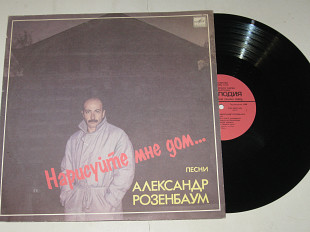 Пластинка Александр Розенбаум - НАРИСУЙТЕ МНЕ ДОМ / В горах Афгани * Расставание (1988) Ех