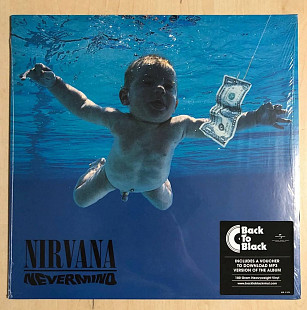 NIRVANA NEVERMIND ( GEFFEN / BACK TO BLACK 424 425-1 ) SCHRINK, STICKER, REISSUE 1991 EU